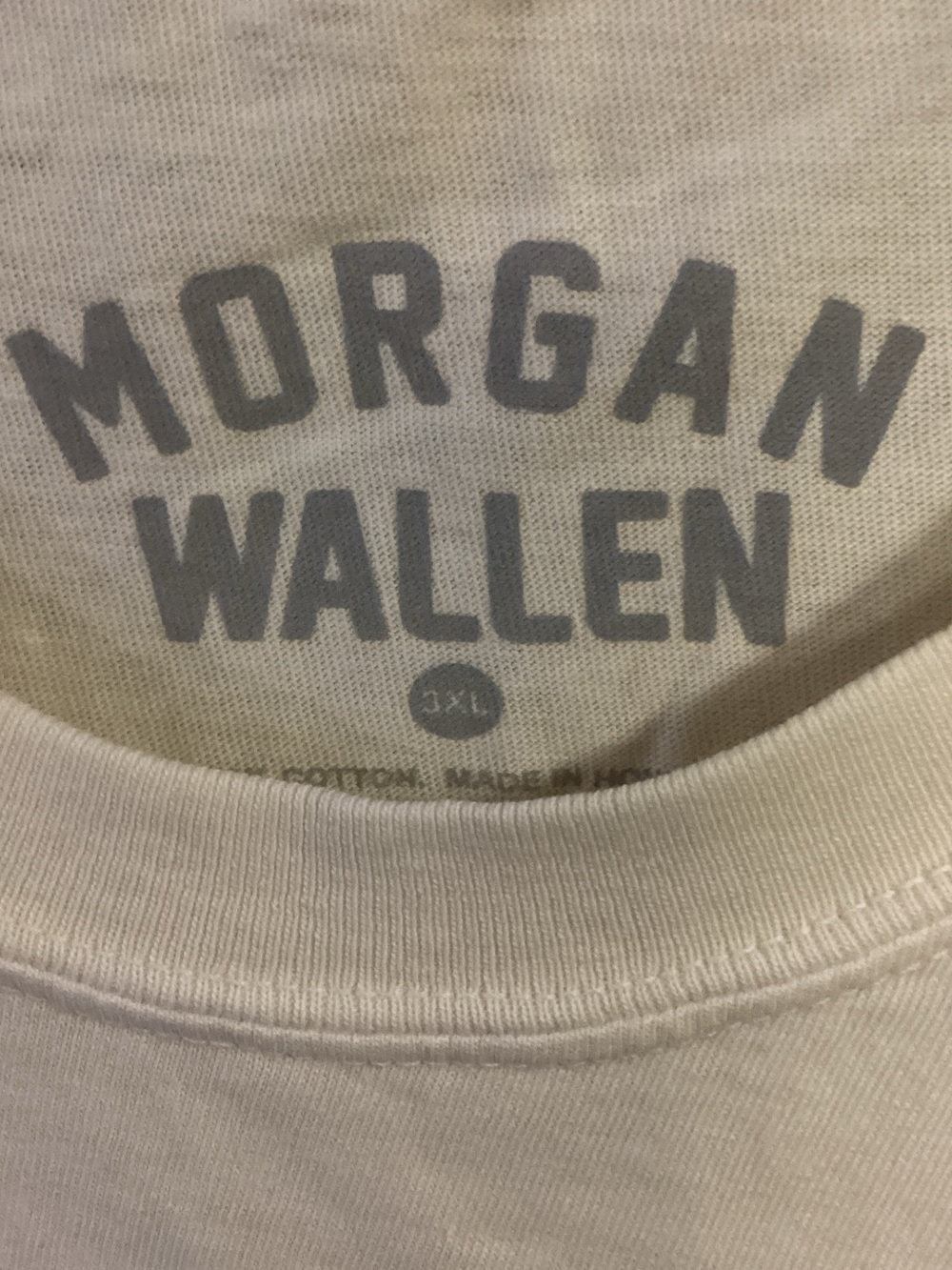 Morgan Wallen Cream "Get Me to God's Country" Short Sleeve Tee - Picture 2 of 3